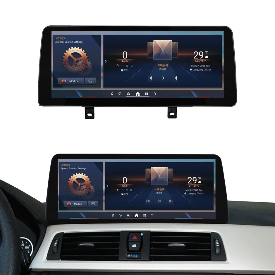 FSKH Qualcomm 680 12.3 นิ้ว QLED Android Display รถมัลติมีเดียอินเทอร์เฟซวิดีโอ Carplay สําหรับ BMW 