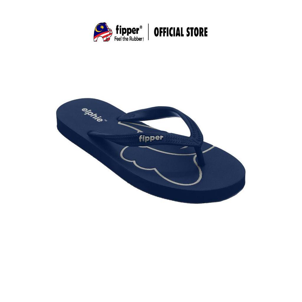 รองเท้าแตะยาง Fipper Elphie สําหรับ Unisex สีกรมท่า - รองเท้าแตะยาง Fipper Elphie สําหรับ Unisex สีก