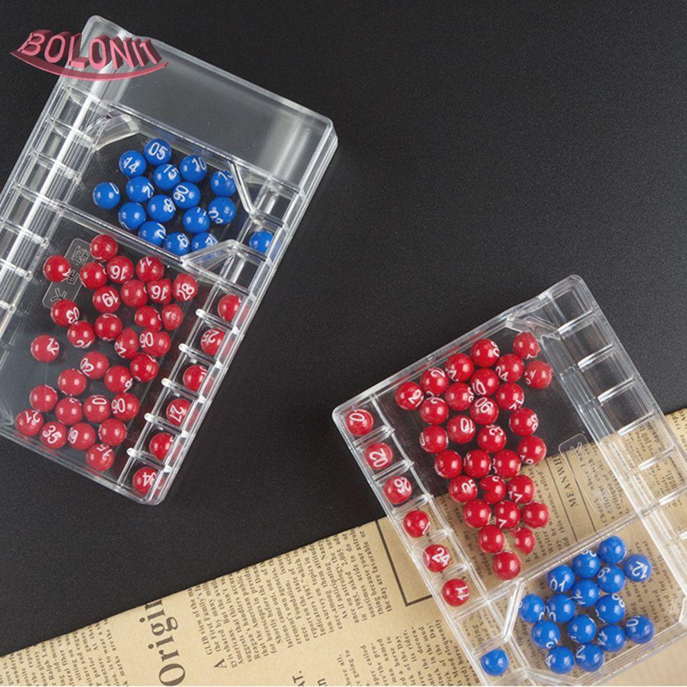 BO Lucky Lottery Toy Fortunate Mini Party Game Easy Read Numbers Entertainment Jackpot Bingo Games