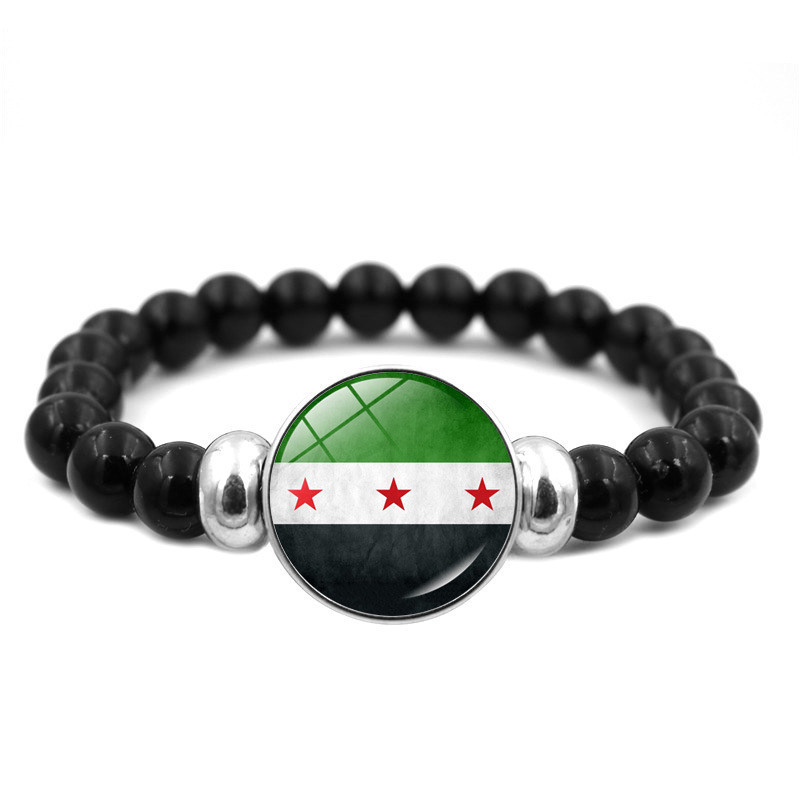 Syria New Flag Bracelet Jewelry All-Match Syria Flag Braided Bracelet Accessories