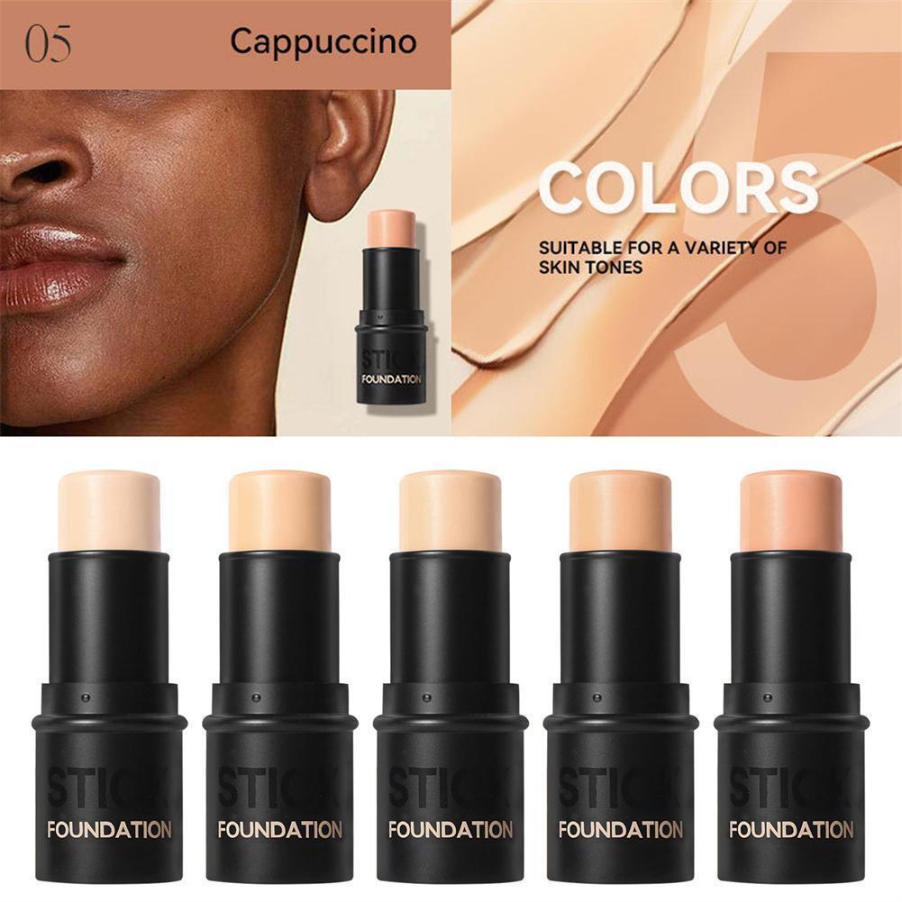 店美美美✨☆รองพื้นคอนซีลเลอร์ Make-up Stick Oil Control รองพื้นคอนซีลเลอร์ธรรมชาติ Moisturizing G3p3