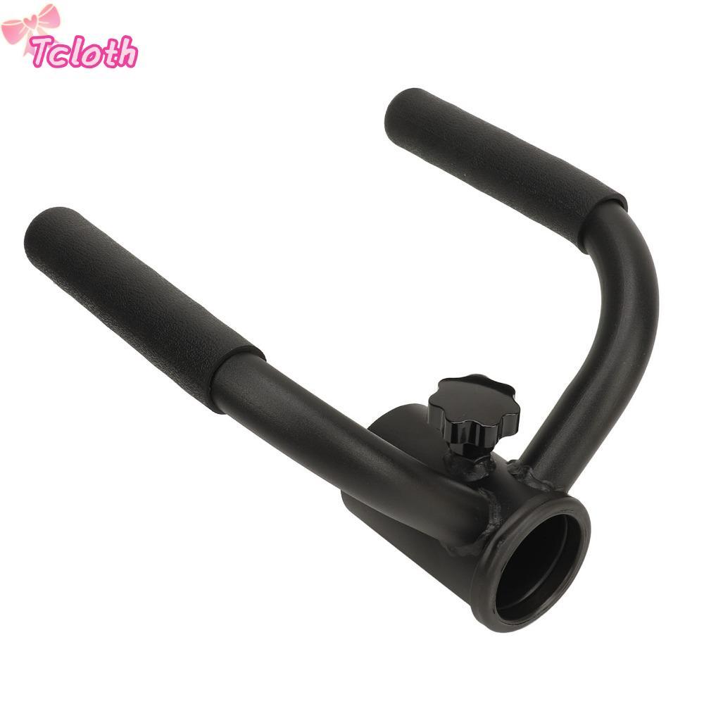 TCLOOTH Landmine Row Handle, Iron Black T Bar Attachment, Portable Adjustable Compact Row Bar Handle