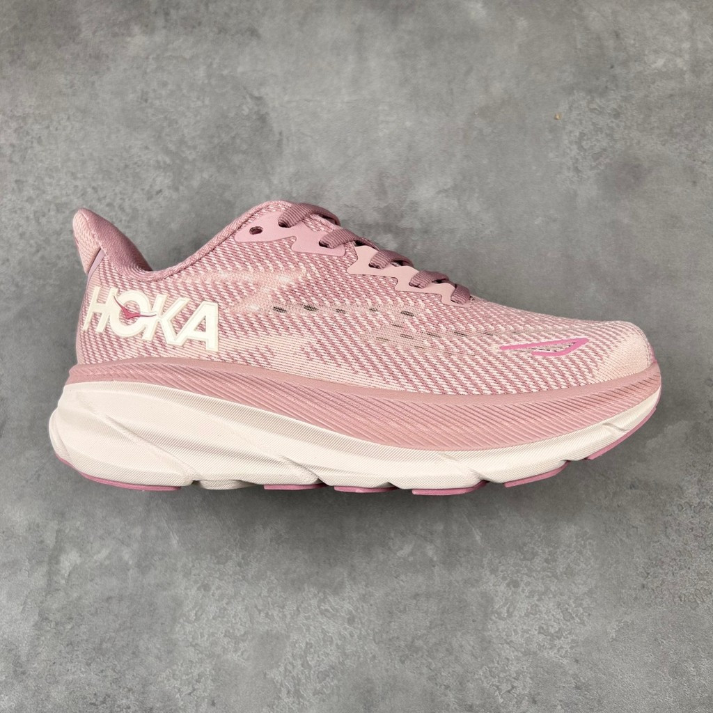 6WY0 HOKA ONE ONE Clifton 9 รองเท้าวิ่งมืออาชีพสําหรับผู้หญิงพร้อมฟังก์ชั่นดูดซับแรงกระแทกระบายอากาศ