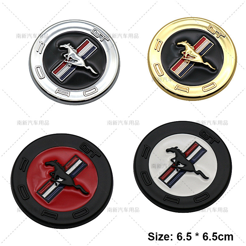 Mustang Tail Emblem การปรับเปลี่ยน Hood โลโก้ Mustang 2.3T GT500 โลโก้ด้านข้าง GT ด้านหลัง Tailgate 