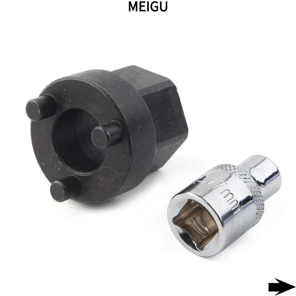 MEIGU A/C คอมเพรสเซอร์คลัทช์ Hub Remover เครื่องมือ, 7 มม.6 จุดซ็อกเก็ตโลหะ Clutchless คอมเพรสเซอร์ไ