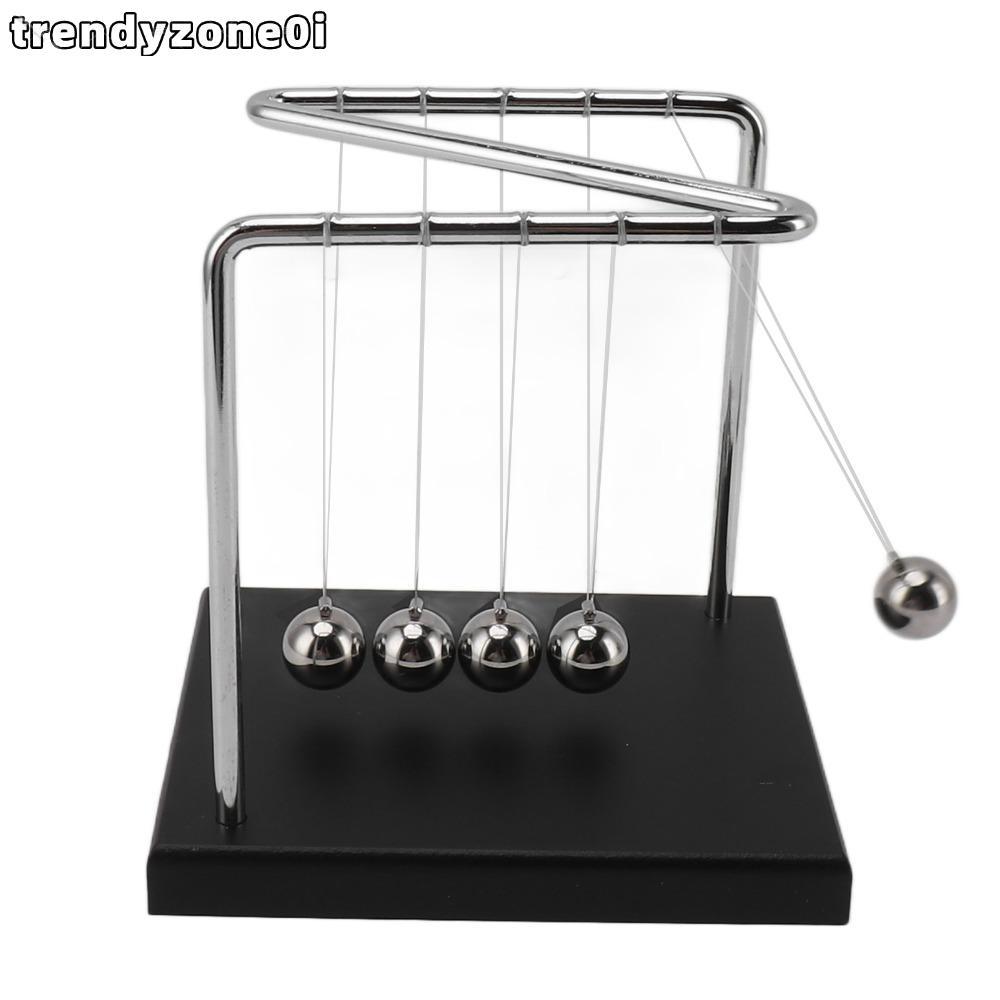 TRENDYZONE0I Balance Pendulum Ball, 5.51x4.65x5.91in ฐานไม้เดสก์ท็อป Balancing Ball, Energy Conserva