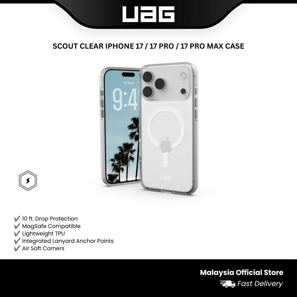 เคส UAG Scout Clear MagSafe สําหรับ iPhone 17 Series