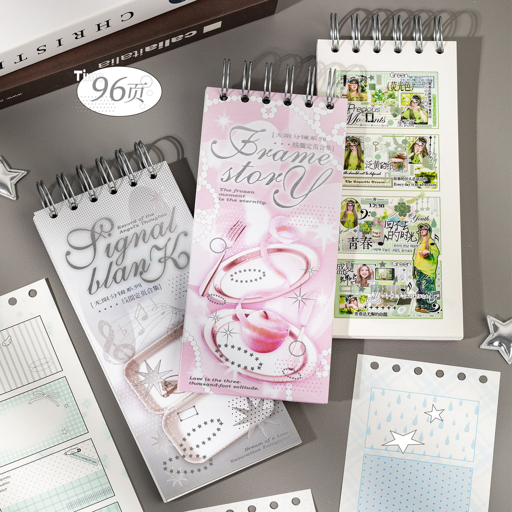 นาย กระดาษ 48 แผ่น/ถุงสี่ตารางสามารถเขียนวัสดุสีภายในหน้าหนังสือคู่มือเกลือ กาว การ์ดวัสดุภาพตัดปะบันทึกไดอารี่กระดาษตกแต่งกระดานนิทาน
