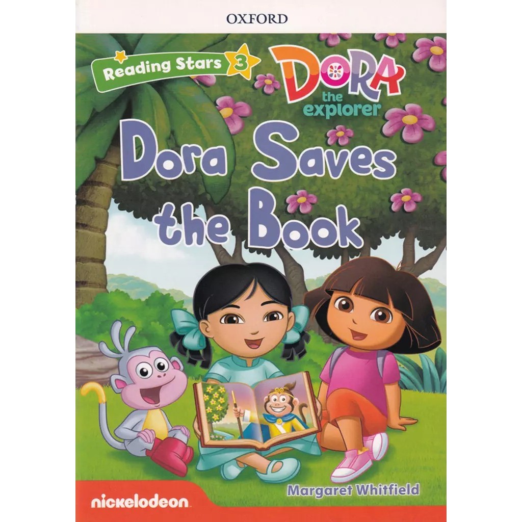 (Arnplern) : หนังสือ Reading Stars 3 : Dora the Explorer : Dora Saves the Book (P)
