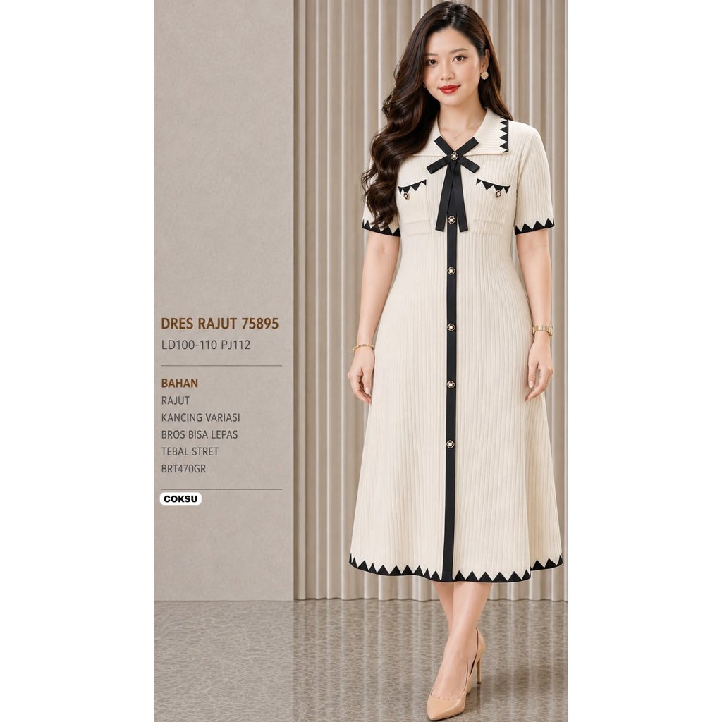 KNIT DRESS 75895 470GRAM BESTSELLER