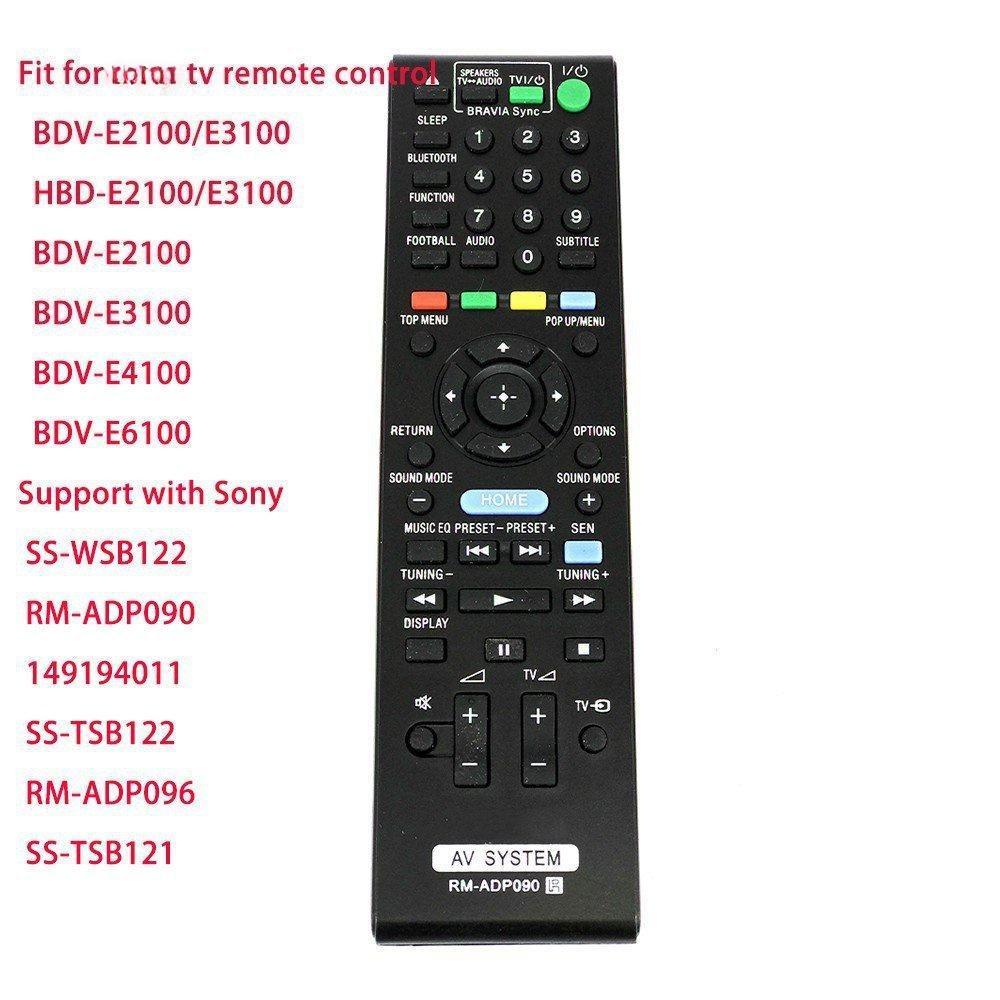 รีโมทคอนโทรลทดแทนระบบ AV รุ่น RM-ADP090 รองรับโฮมเธียเตอร์ BDV-E2100/E3100 HBD-E2100/E3100 BDV-E2100