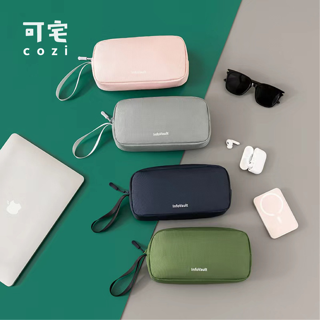 DJ Data Cable Storage Bag Oxford Cloth DJ pocket Camera Bag Portable with Handle Digital Storage Bag