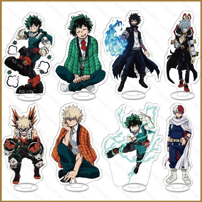 HK2 My Hero Academia ยืนแผ่น Shoto Todoroki อะคริลิคยืนป้ายอะนิเมะเครื่องประดับตกแต่ง KH2