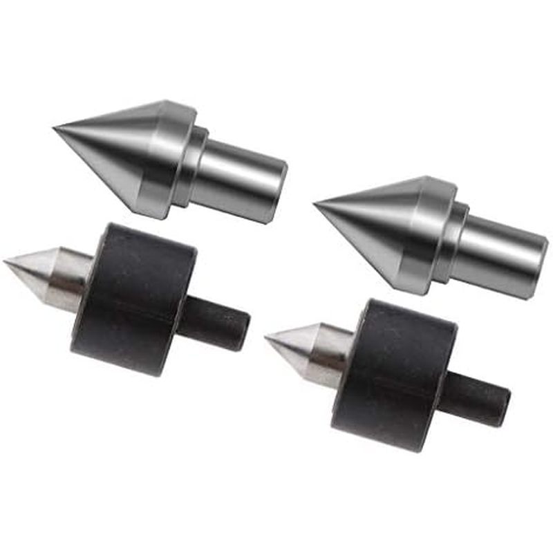 4 ชิ้น Live Bearing Tailstock Center เครื่องกลึงขนาดเล็ก Tailstock เจาะ Chuck