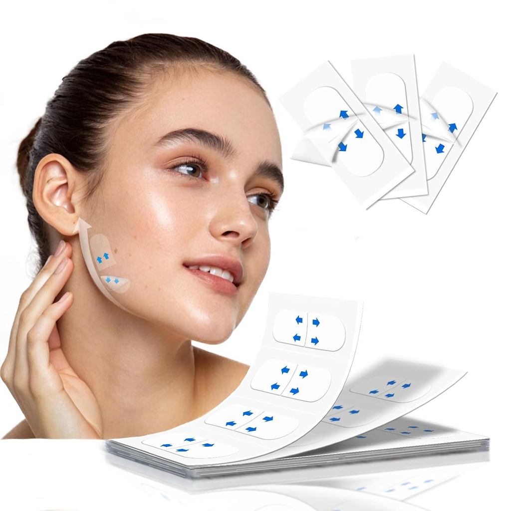 200PCS Face Lift Tape - Face lift tape ที่มองไม่เห็น - Face Tape Lifting เทปคอที่มองไม่เห็น, สําหรับ
