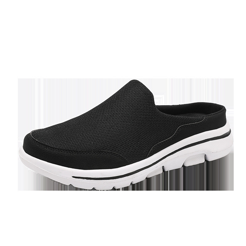 Outdoor Outdoor Single Net Middle-Aged One-Pedal Plus Size Mens Lazy Shoes