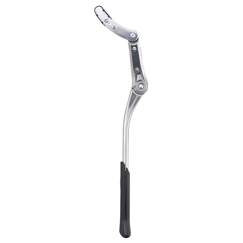 NOGUCHI Adjustable Side Stand - Height Adjustable from 24 to 29 Inches - Silver CL-KA77