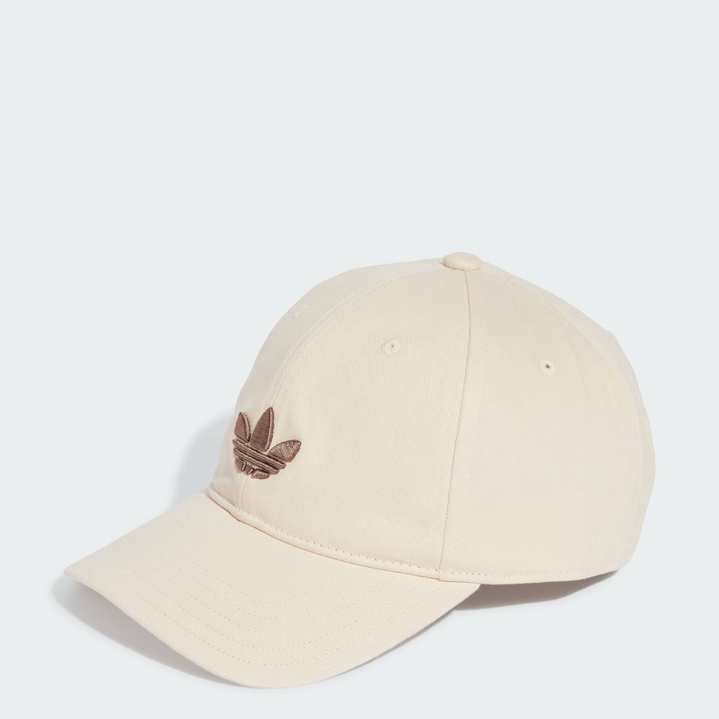 adidas ไลฟ์สไตล์ หมวกเบสบอล Adicolor Classic Trefoil Unisex สีขาว JC6037