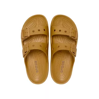 CROCS รองเท้าแตะผู้ชาย SATURDAY SANDAL - UMBER