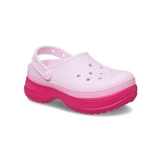 CROCS รองเท้าลำลองผู้ใหญ่ CLASSIC STACKED CLOG รุ่น 211355-6ZQ - DRAGON FRUIT