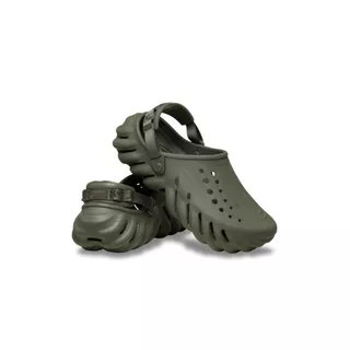 CROCS รองเท้าลำลองผู้ใหญ่ ECHO CLOG รุ่น 207937-3J5 - DUSTY OLIVE