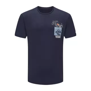 Decathlon Men’S Surfing UV Protection T-Shirt เสื้อยืดโต้คลื่นป้องกันรังสียูวีสำหรับผู้ชาย - Blue