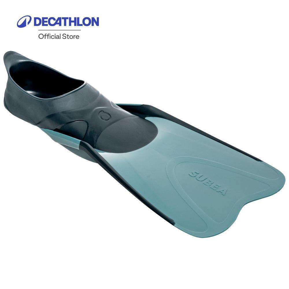 Decathlon Diving Fins Ff 100 ฟินดำน้ำ รุ่น Ff 100 - Grey/Blue