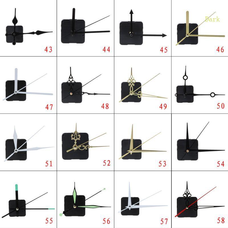 Dark DIY Quartz Clock Movement Silence Quartz Clock Core Accessories Supplies