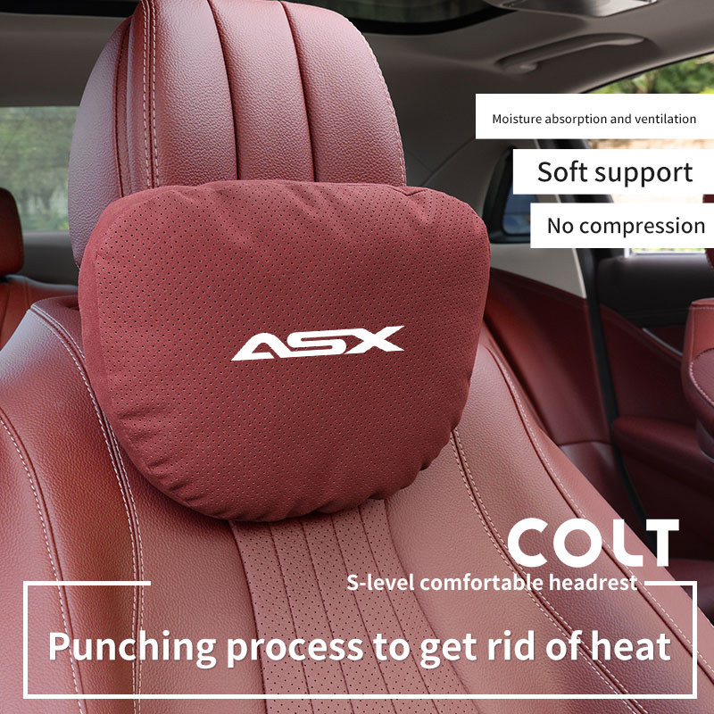 ภายในรถ 5 สีพนักพิงศีรษะเอวสําหรับ Mitsubishi ASX Colt Auto Headrest คอสนับสนุนที่นั่งเบาะเอวหมอนคอน
