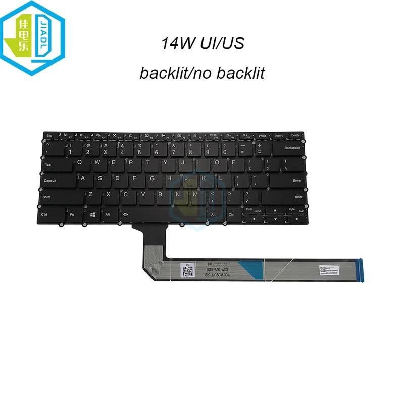 UI US USA อังกฤษคีย์บอร์ด Backlight สําหรับ Lenovo 14W 81MQ Gen 2 PP4WB PP4W แล็ปท็อป Backlit คีย์บอ