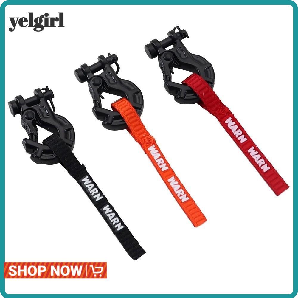 AGLYELGIRL RC Winch Hook, 1/10 Scale ตกแต่งออกแบบ Winch ดึงสาย, Scale Winch ดึงสายแท็ก Scale อุปกรณ์