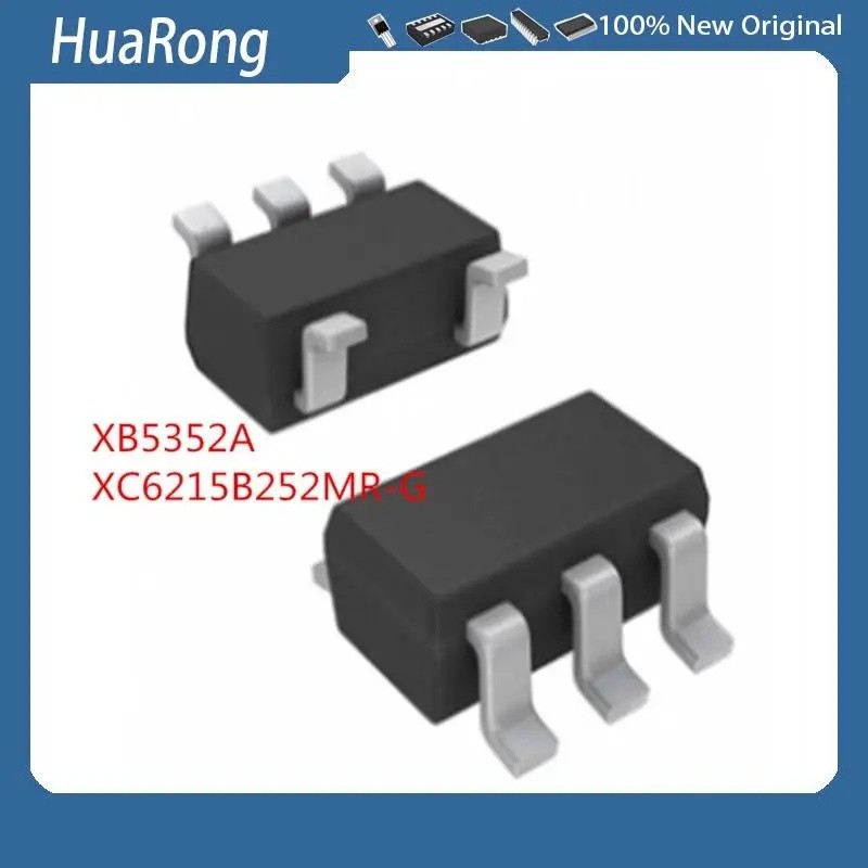 50 ชิ้น/แบทช์ XB5352A 5352A XB5353A 5353A XB5606AJ 5606AJ XB5332A 5332A XC6215B252MR-G XC6215B252MR 