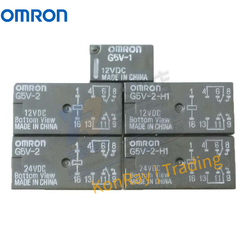 OMRON ไมโครรีเลย์ G5V-1 G5V-2 G5V-2-H1 G5V-13 DC5V 12V 24V