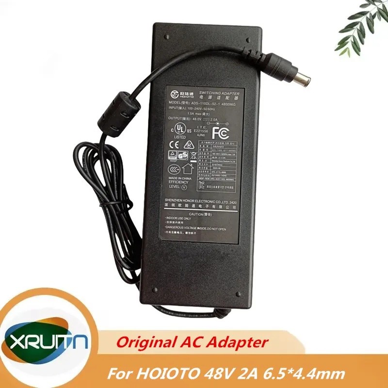 ของแท้ Hoioto ADS-65LSI-SI-52-1 48060G 48V 2A 96W Switching AC Adapter สําหรับ Dahua POE การตรวจสอบแ