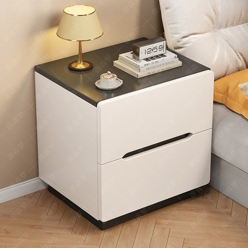 Bedside Table Storage Cabinet Shelf Bedroom Organizer Modern Multifunctional Storage Cabinet