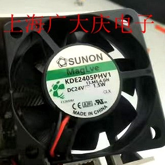 SUNON KDE2405PHV1 5015 24V 1.5W 5CM พัดลมระบายความร้อนอินเวอร์เตอร์