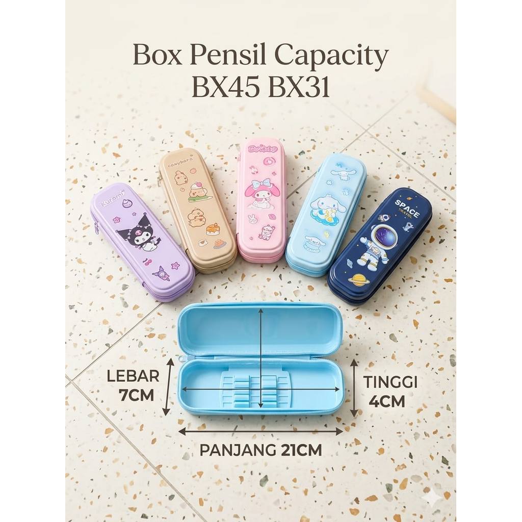 EVA Hardcase กล่องดินสอเด็ก BX45 BX31