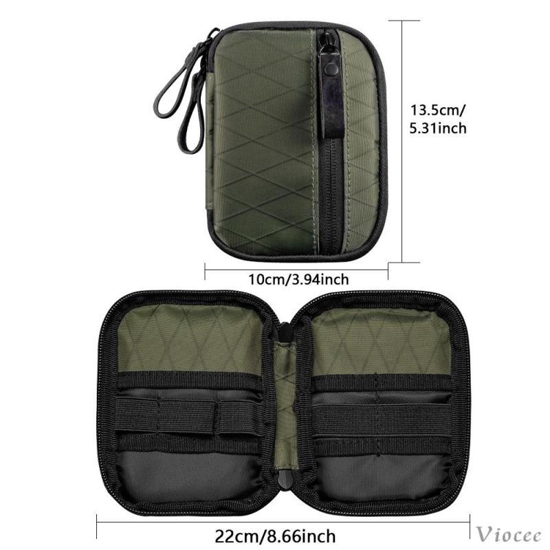 [Viocee] Small EDC Wallet Pouch Small EDC Wallet Pouch EDC Pocket Organizer 2 ชิ้น