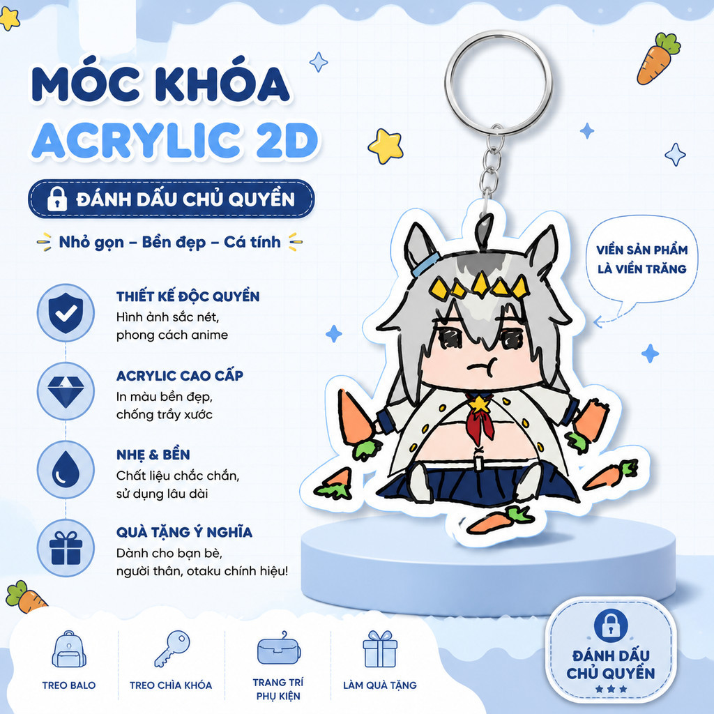 Oguri Cap Charm 44 MARY DECOR SHOP
