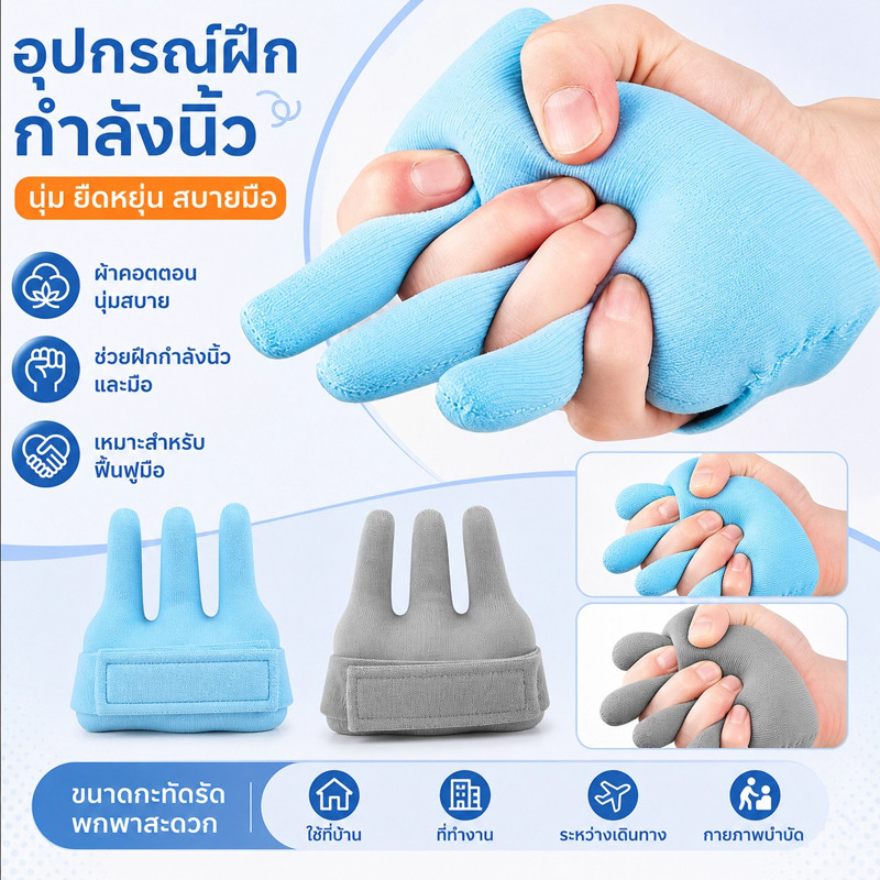 COD อุปกรณ์ฝึกกำลังนิ้ว ปรับแรงต้านได้ ถอดประกอบได้ ช่วยฝึกแรงจับและความคล่องตัวของนิ้วมือ อุปกรณ์บริหารนิ้วมือ ﻿