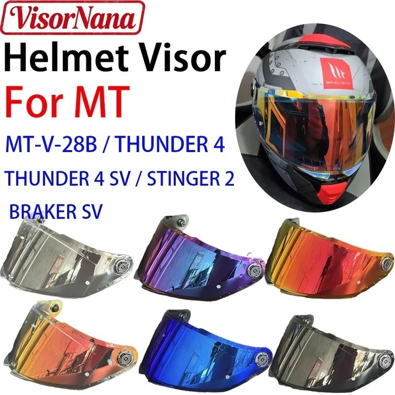 สําหรับ MT MT-V-28B / THUNDER 4 / THUNDER 4 SV / STINGER 2 / BRAKER SV Visor
