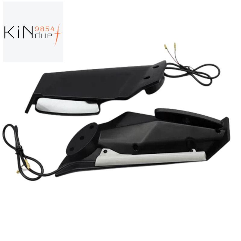 รถจักรยานยนต์ Fairing Winglet กระจกมองหลังไฟเลี้ยว LED สําหรับ CBR650R CBR500R CBR400R