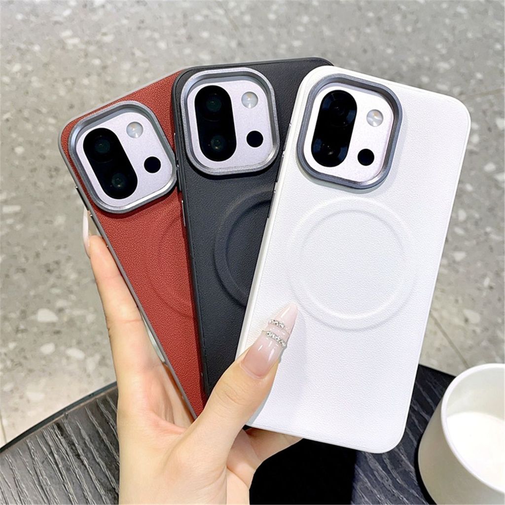 เหมาะสําหรับ Plus 13T เคสโทรศัพท์รูปแบบ Pinhole 1+13T แหวนแม่เหล็กลายลิ้นจี่ธุรกิจหรูหรา Frosted รวม