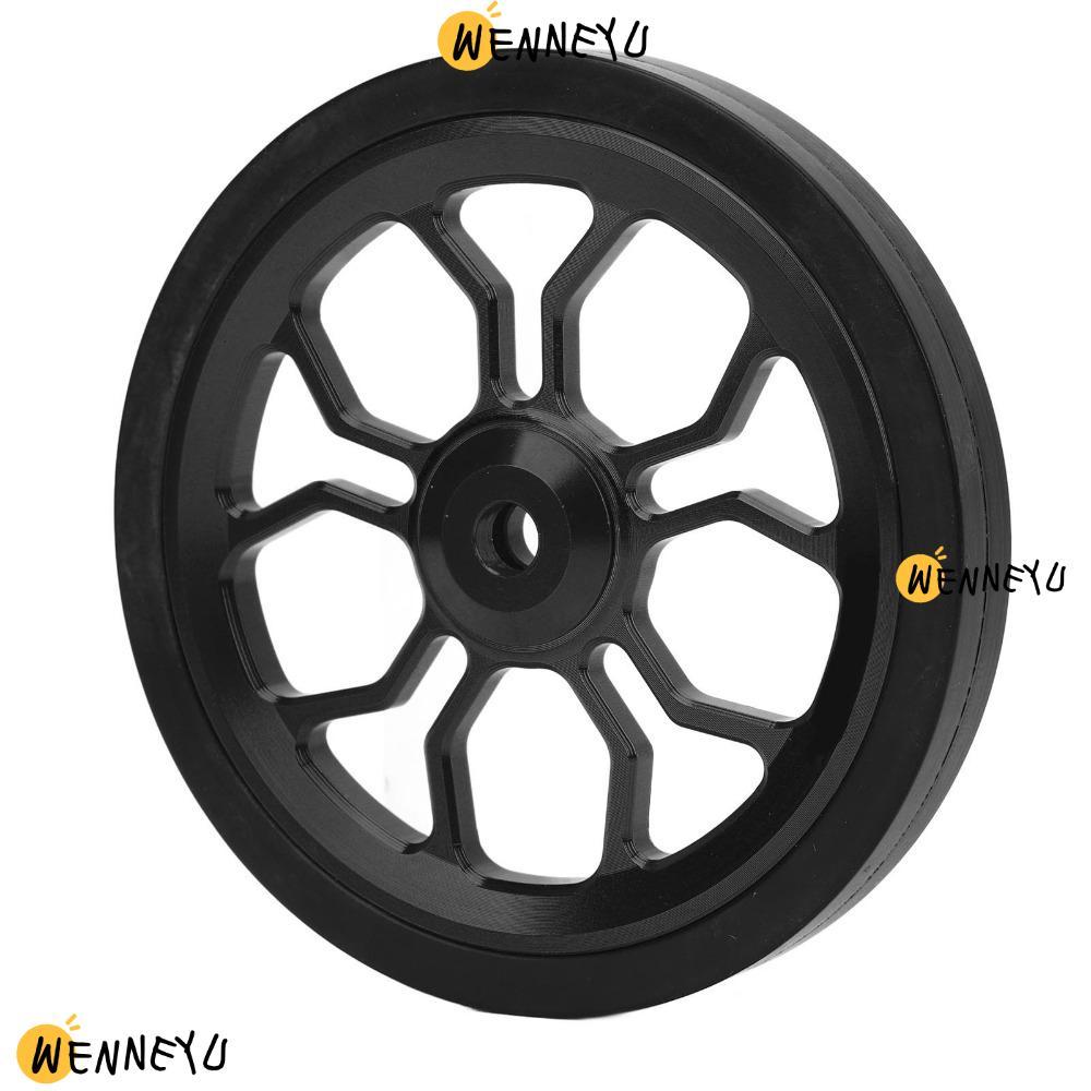 WanNEYU Bike Easy Wheel, with Screw Aluminium Alloy Folding Bike Easy Wheel, Durable Portable Rollin