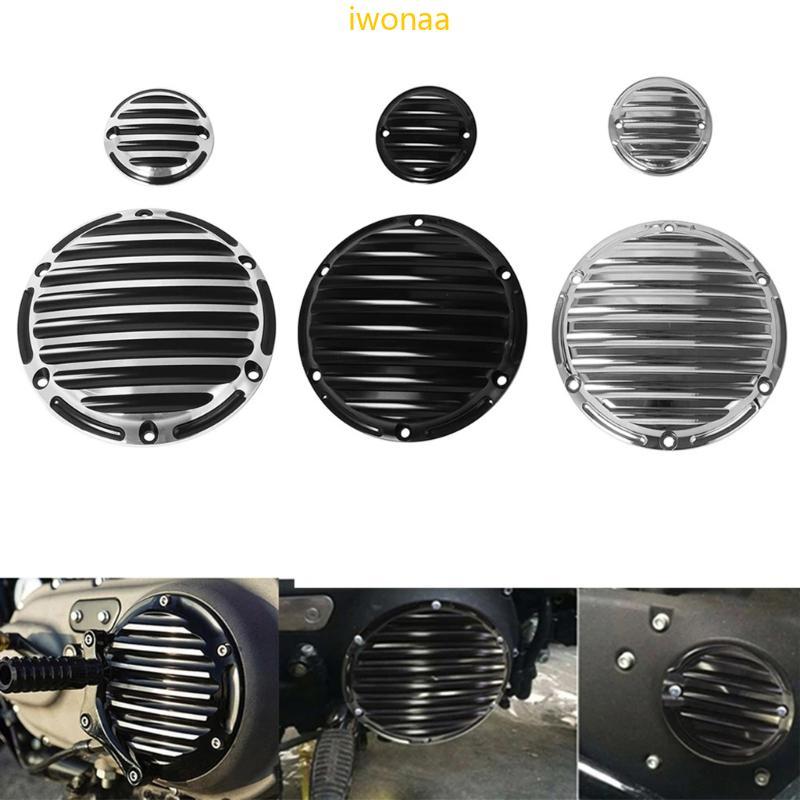 Iwo เครื่องยนต์รถจักรยานยนต์ด้านข้างคลัทช์ 6061 อลูมิเนียม Ribbed รอบออกแบบสําหรับ 883R XL883R 883L 