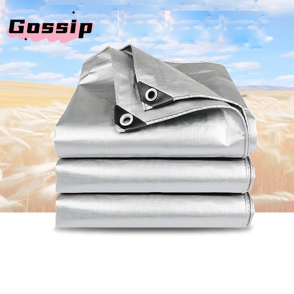 GOSSIP ผ้าใบกันน้ํา PE, Camping เต็นท์เสื่อ 2mX3m ผ้ากันฝน, สัตว์เลี้ยงสุนัข House ฝาครอบเรือรถบรรทุ