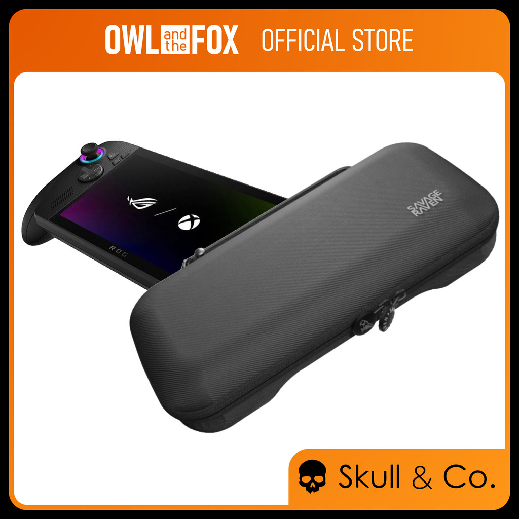 Skull & Co ROG XBOX ALLY EDC Carrying Storage Protective Case Savage Raven โดย Skull & Co