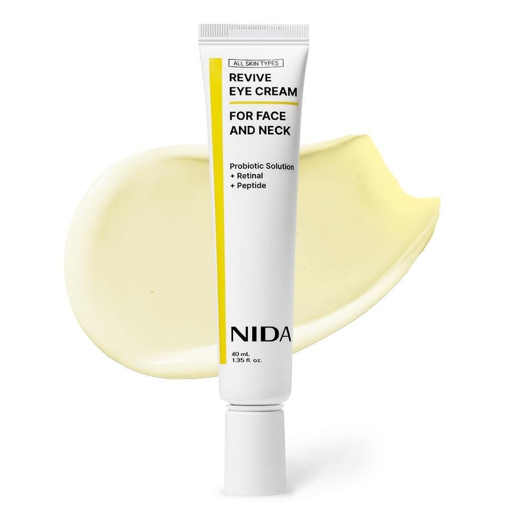 NIDA ผลิตภัณฑ์ดูแลดวงตา ใบหน้า และคอ |   โพรไบโอติก โซลูชั่น เรตินอล เปปไทด์ |   ริ้วรอย ริ้ว อัพเดต