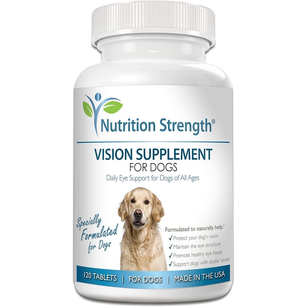 บํารุงรอบดวงตาสําหรับสุนัข Daily Vision พร้อม Lutein, Zeaxanthin, Astaxanthin, CoQ10, สารต้านอนุมูลอ