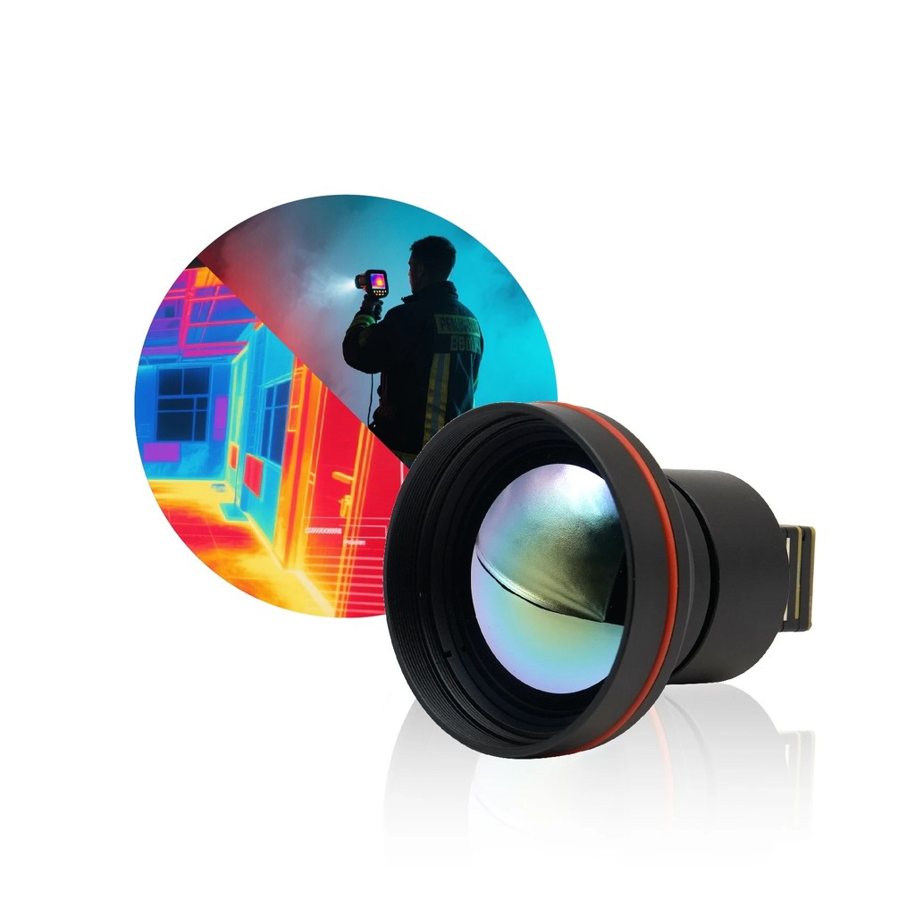 XRZD 640*512 IR โมดูลถ่ายภาพความร้อน 55 มม.F1.0 เลนส์ CMOS Sensor กล้องถ่ายภาพความร้อนสําหรับการใช้ง